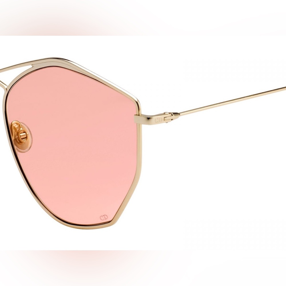 Christian Dior STELLAIRE4 Rose Gold Geometric Sunglasses - Picture 3 of 6